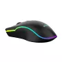 Wired heated gaming mouse ActiveJet AMY-W390 — ambidextrous, optical 2000 DPI, USB Type-A, 4 buttons, black