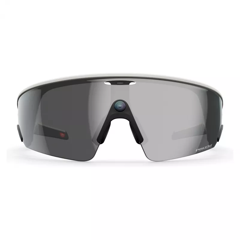 META Oakley Vanguard, Meta AI, White, Prizm Black AI Glasses