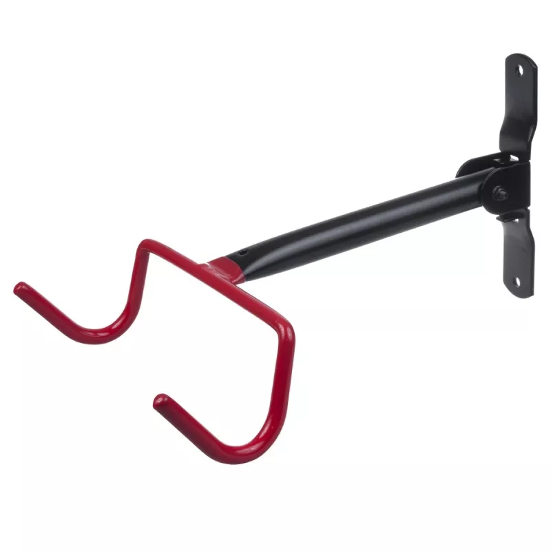 Wall-mounted bicycle rack MACLEAN MC-430, horizontal mount, holds up to 30 kg, black