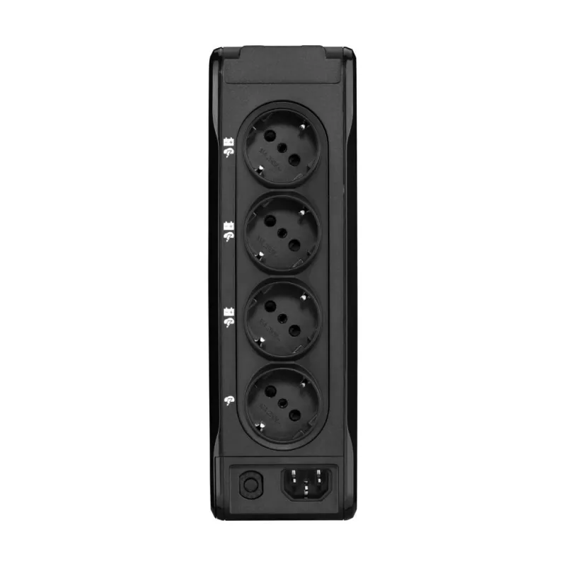 Uninterruptible Power Supply Eaton 3P Ellipse 0.7 kVA (420 W), Standby, 4 AC outlets, 7 Ah battery, Tower, Black