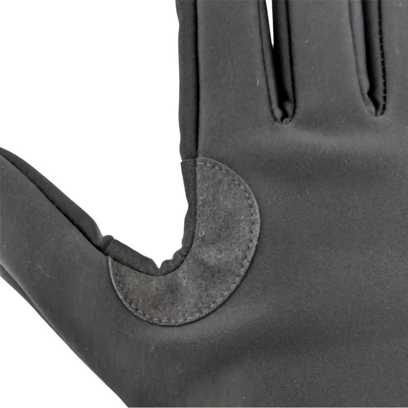 Gloves Glovii GLWM polyester, touchscreen, windproof, weatherproof, padded palm, anti-slip, heating function, S-M, black