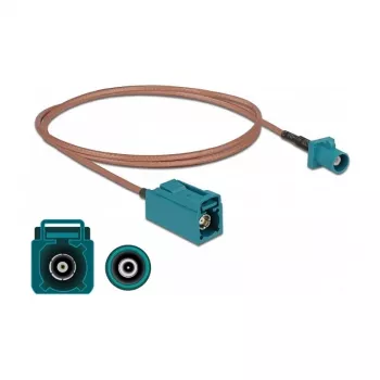 Antenna Cable FAKRA Z plug FAKRA Z jack RG-316 1 m DeLOCK