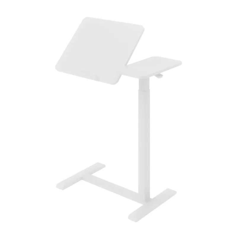 Maclean mobile desk/laptop stand, white, height adjustment 76-109cm, max. 30kg , MC-120 W