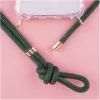 Smartphone Necklace Case Lookabe for iPhone 7/8, gold with green accents
