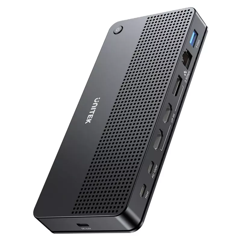 Docking Station UNITEK D1104A01 USB4 Wired 100W Power Delivery