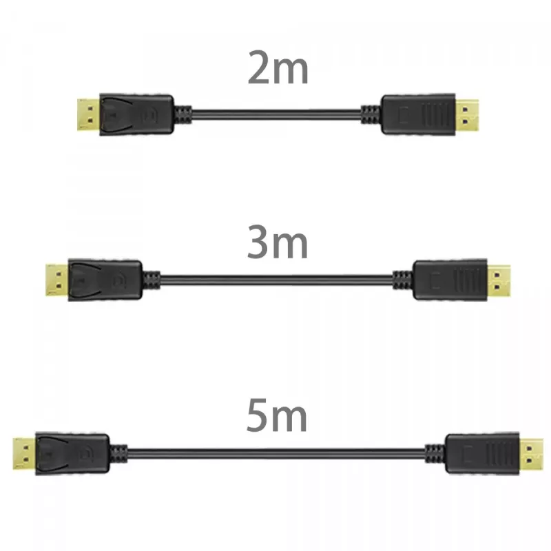 DisplayPort cable Unitek Y-C609BK — 3 m, male-to-male, black