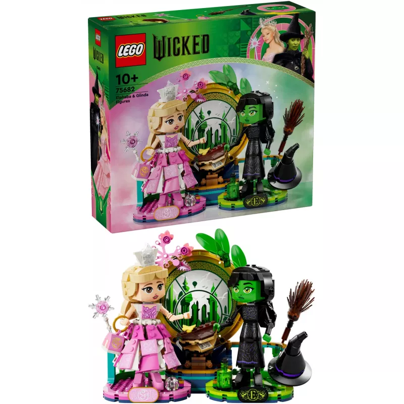 LEGO Wicked Figures Elphaba and Glinda 75682 – collectible minifigures set