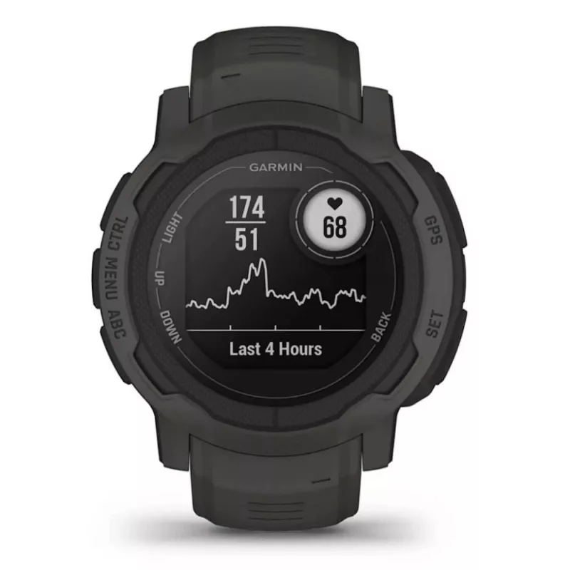 Garmin Instinct 2 2.29 cm (0.9) MIP 45 mm Digital 176 x 176 pixels Graphite GPS (satellite)