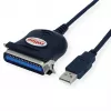 ROLINE 12.02.1092 Cable Adapter IEEE 1284 USB-A Black (12.02.1092)