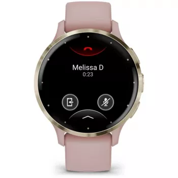 Garmin Venu 3S 3.05 cm (1.2) AMOLED 41 mm Digital 390 x 390 pixels Touchscreen Gold, Rose Wi-Fi GPS (satellite)