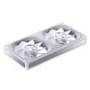 240mm ARGB Infinity Mirror Fan by Jonsbo ZA-240 white, dual 120mm fans, PWM support