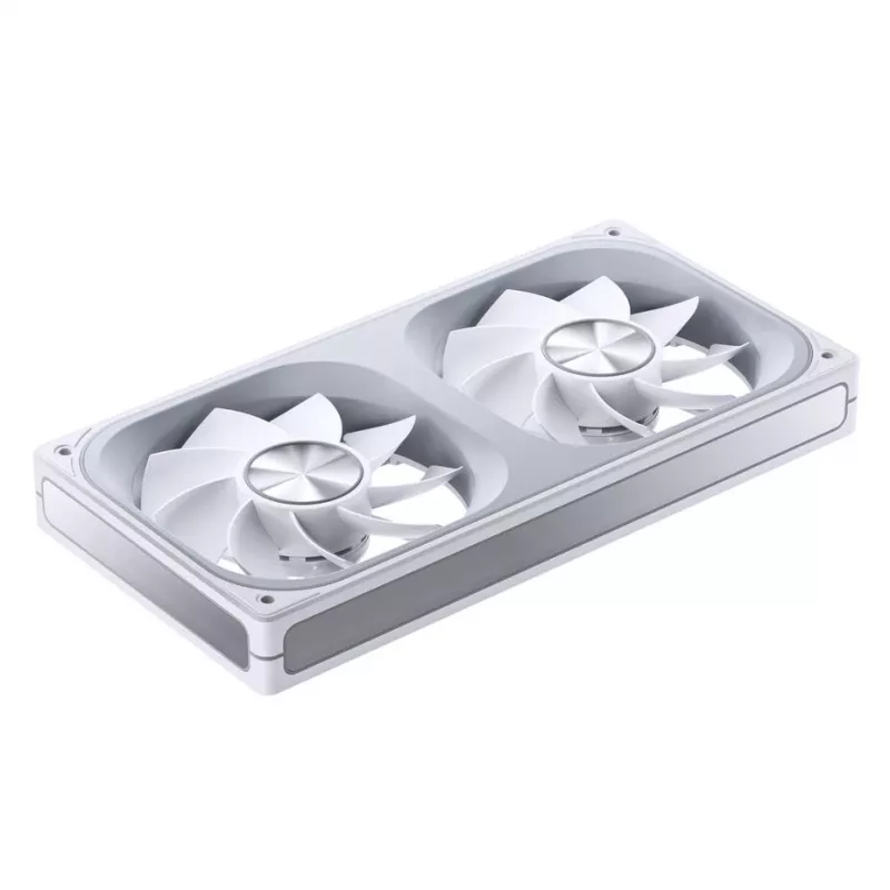 240mm ARGB Infinity Mirror Fan by Jonsbo ZA-240 white, dual 120mm fans, PWM support