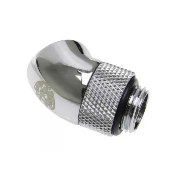 Computer cooling part BitsPower BP-45R brass silver – compatible water-cooling accessory