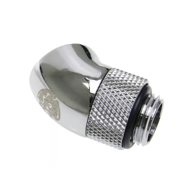 Computer cooling part BitsPower BP-45R brass silver – compatible water-cooling accessory