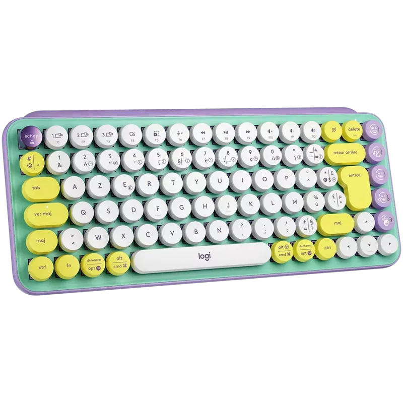LOGITECH POP Keys Bluetooth Mechanical Keyboard - DAYDREAM_MINT - NORDIC