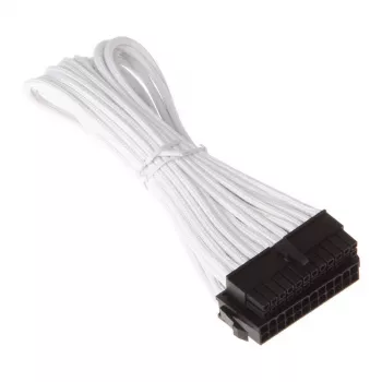 SilverStone PP07-MBW - Power Extension Cable - ATX, 24-pin (M) - ATX, 24-pin (W) - 30cm - White (SST-PP07-MBW)