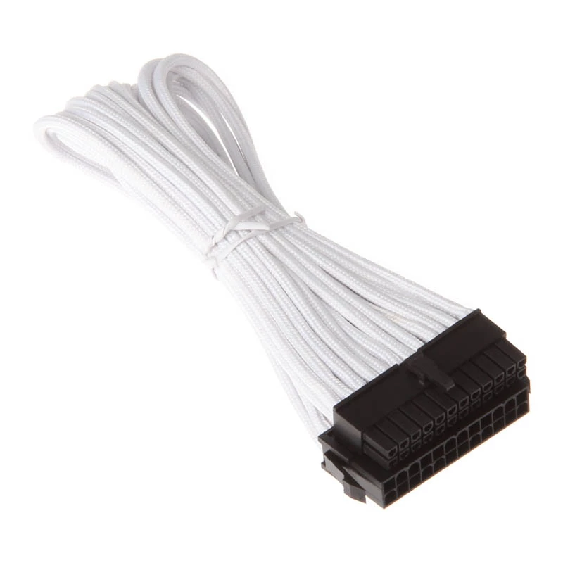 SilverStone PP07-MBW - Power Extension Cable - ATX, 24-pin (M) - ATX, 24-pin (W) - 30cm - White (SST-PP07-MBW)