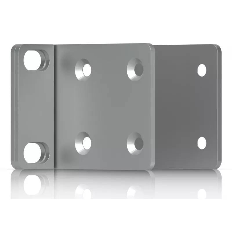 Mounting kit Ubiquiti UACC-Rack-Ear-1U Grey Galvanized steel