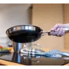 Frying pan KOHERSEN NX CERAMIC 24 cm, stainless steel body, NX CERAMIC non-stick coating, induction compatible, with lid