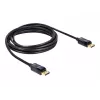 DisplayPort Cable DeLOCK 82424 3m Male-Male Gold Black
