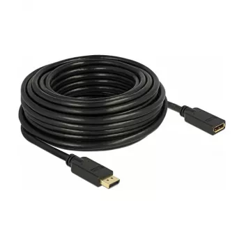 DisplayPort cable DeLOCK 84908 15 m Black