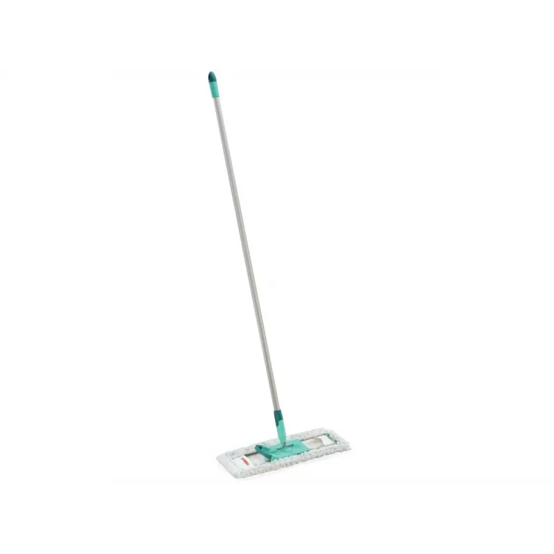 Flat mop Leifheit Profi XL cotton plus — 420 mm width, 360° rotating head, cotton/fiber, aluminium handle