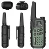 Handheld walkie-talkie Baofeng BF-T25E — 16 channels, 2×1400 mAh Li‑Ion, VOX, LCD, green, set of 2