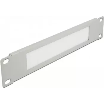 Cable management panel DeLOCK 10 inch Cable Management Brush Strip 1U grey