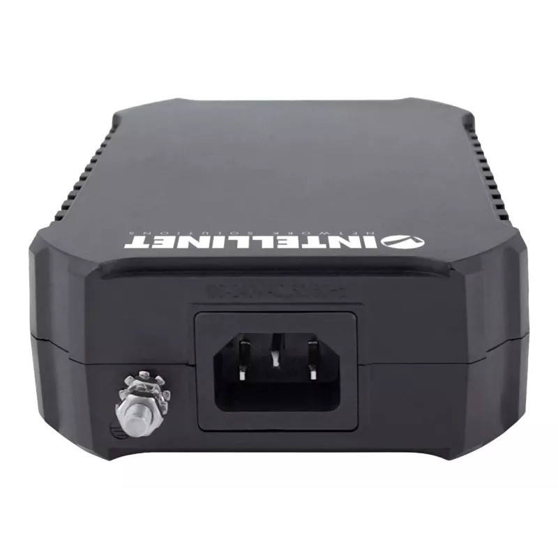 Intellinet Gigabit PoE++ Injector, One 95 W Port, IEEE 802.3bt (4PPoE) Compliant, Plastic Housing, Wall-mount Option