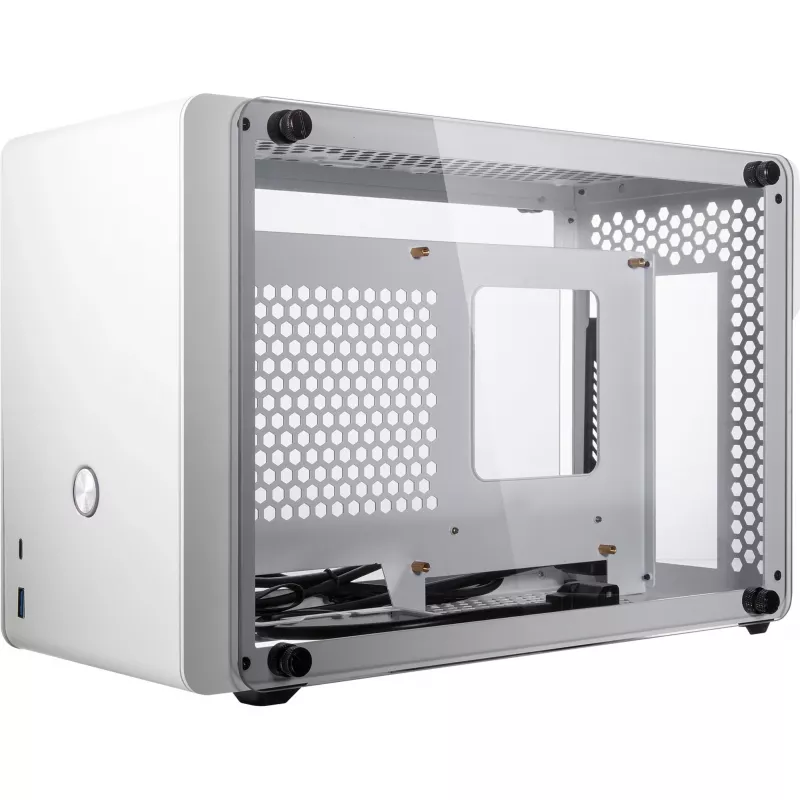 RAIJINTEK Ophion Mini-ITX Enclosure Tempered Glass - White - Enclosure - Mini-ITX