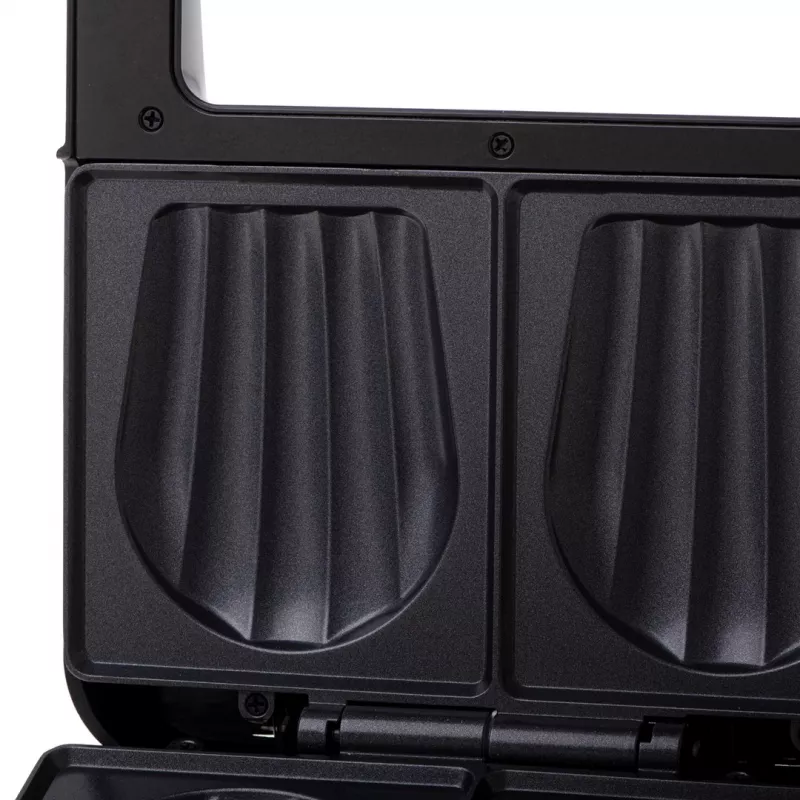 Toaster Adler AD 3079 — single non-stick plate, 750 W, black, vertical storage
