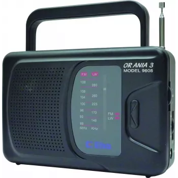 Radio mains and battery powered Fm, Lw Eltra Ania