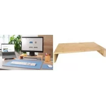 Monitor stand Sigel SA208 bamboo height 19.5 cm width 50 cm