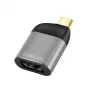 LogiLink CUA0204 USB-C to DisplayPort Cable Gender Changer Black Grey