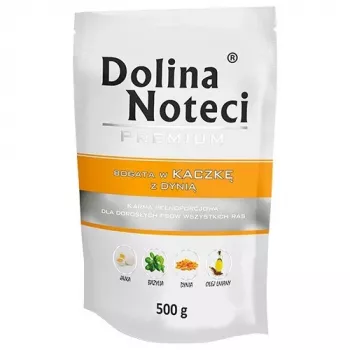 Wet dog food Dolina Noteci DOLINA NOTECI Premium Beef Duck Pork 500 g, moisture 77%, protein 12%, fat 6.5%