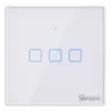 Wall-mounted smart light switch Sonoff T2 EU TX 3-channel Wi‑Fi + RF 433 control