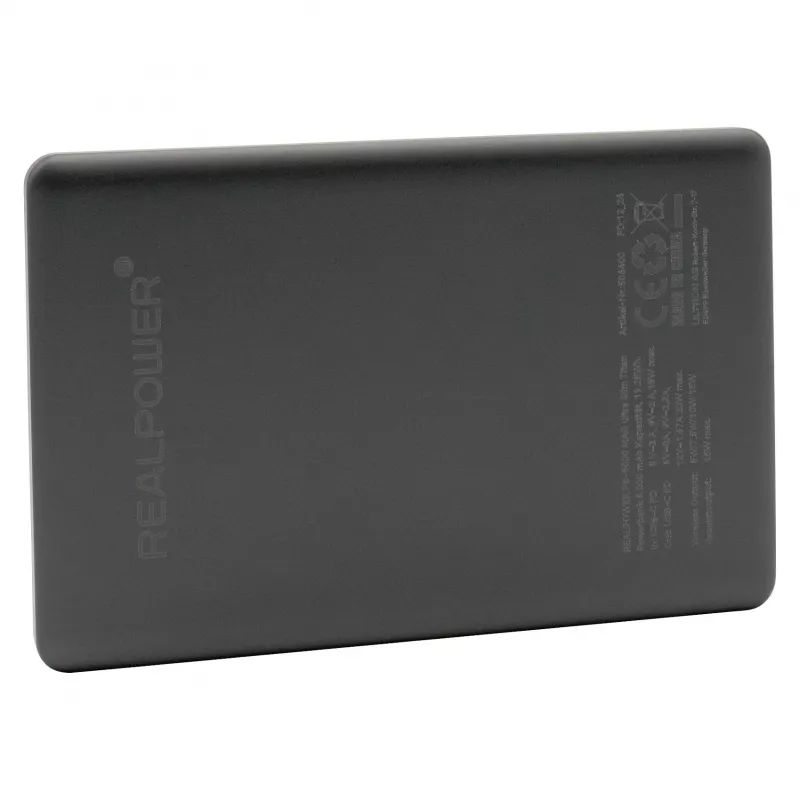 RealPower PB-5000 MAG 5000 mAh Wireless charging Titanium