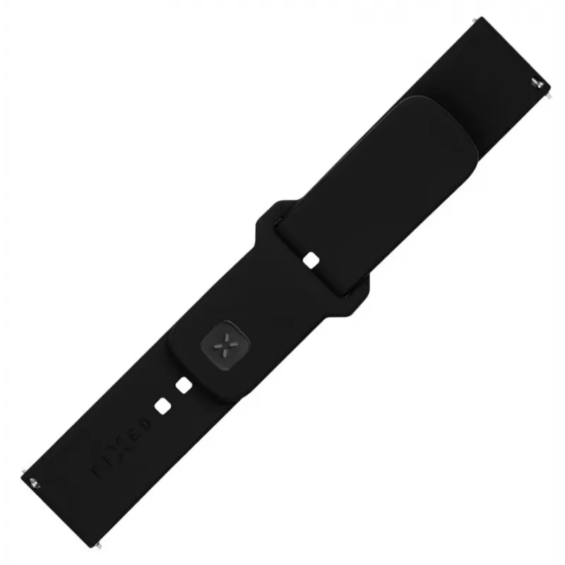 Replacement silicone watch strap FIXED FIXSST2-22MM-BK — 22 mm quick-release black
