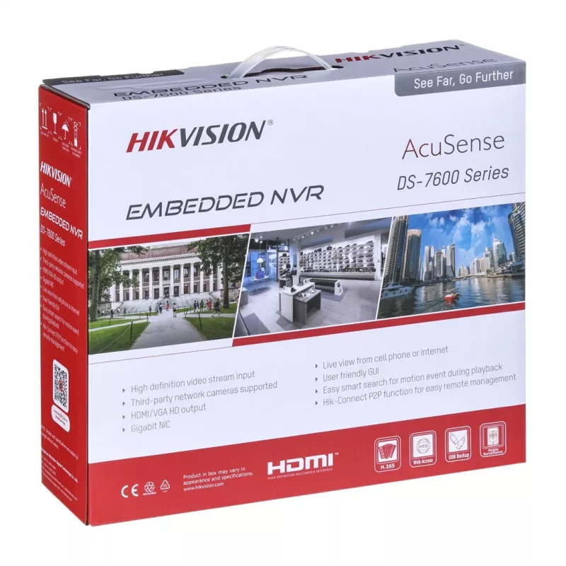 Network Video Recorder Hikvision DS-7616NXI-K1(D) 16-channel 4K support