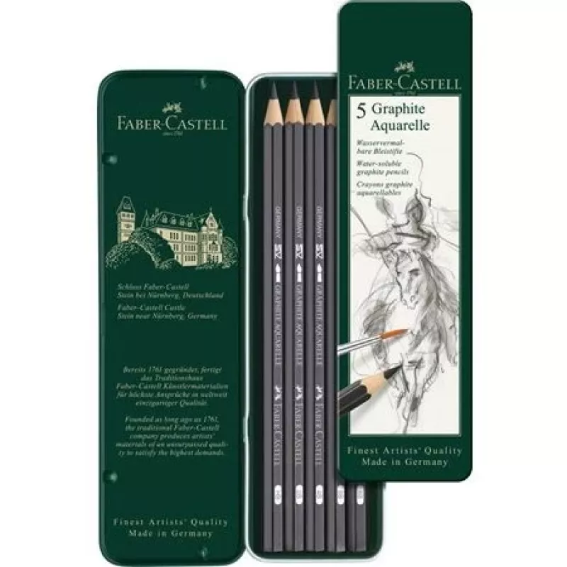 Graphite Pencil Faber-Castell 117805 HB 5 pcs