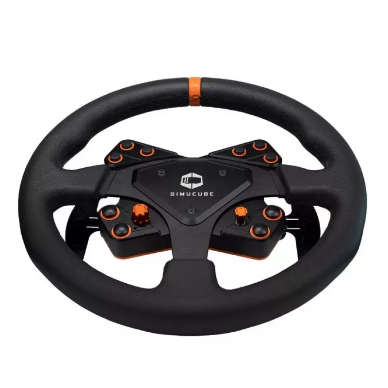 Simucube Tahko Steering Wheel, Round - 320 mm, black