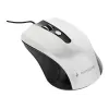 Wired ambidextrous optical mouse GEMBIRD MUS-4B-01-BS, USB Type-A, 1200 DPI, 4 buttons, black/silver