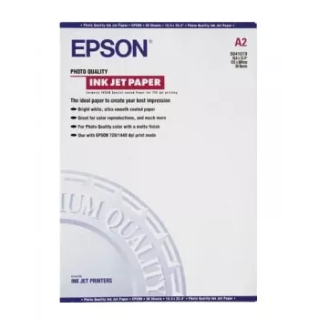 Epson Photo Quality Ink Jet Paper, DIN A2, 102g/m², 30 Sheets