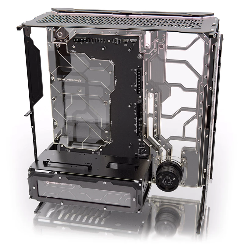 Singularity Computers Spectre Integra-M Mid Tower Elite Dark - black