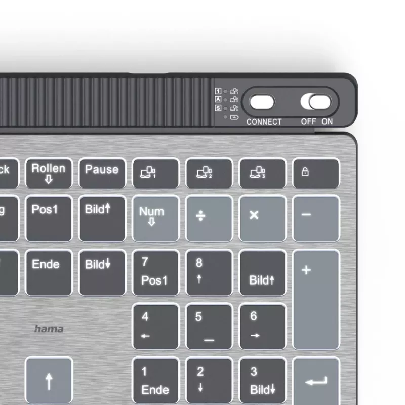Wk-750 multi device keyboard black