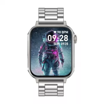 Smartwatch Colmi P80 Steel Silver with Bluetooth and Heart Rate Monitor