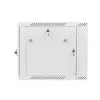 Lanberg WF02-6609-10S 19 inch 9U Wall-Mounted Double-Section Rack Cabinet, 600x600 mm, Grey, 60 kg Load, Tempered Glass Door