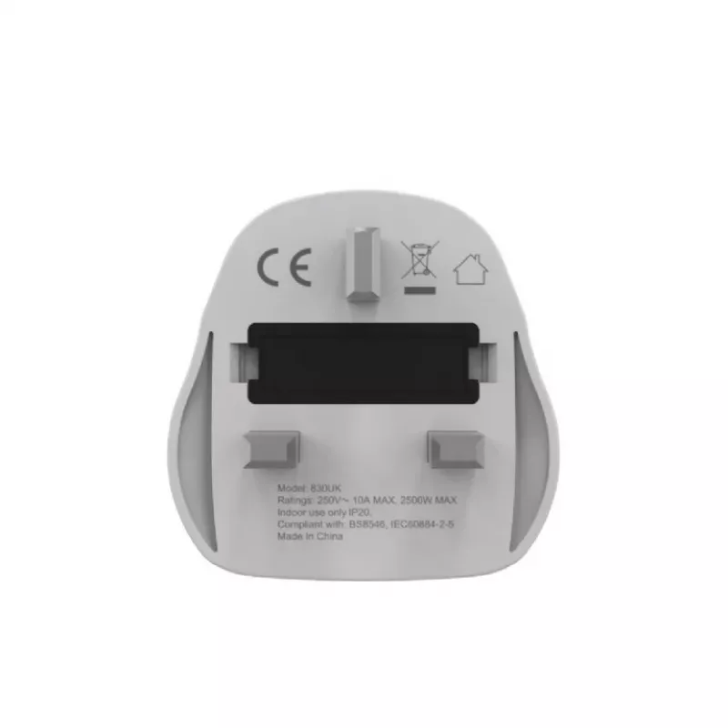 Power adapter GEMBIRD A-AC-UKMINTF — UK Type G plug to IEC C13 inlet, 15A