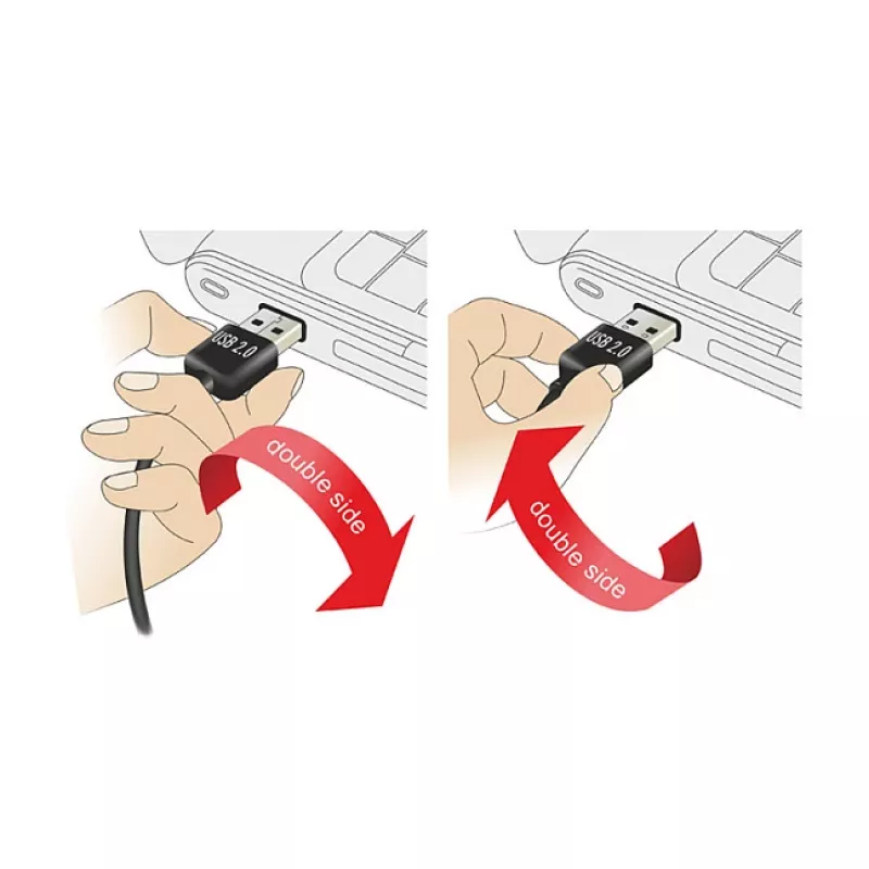 USB Cable DeLOCK 3m USB 2.0 A - B m/m Black