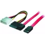 shiverpeaks 0.5m SATA 0.5m SATA 22-pin SATA 7-pin + 4-pin Molex Black - Red - White - Yellow SATA-Cable (BS-78237)
